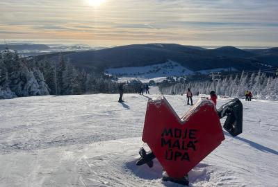 Lyžaři z Tusarky v Horní Malé Úpě